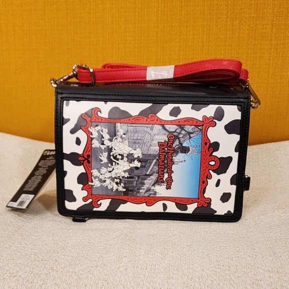 Loungefly Disney 101 Dalmatians Story Book Convertable Backpack Crossbody Bag main image 14